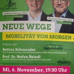 Neue Wege - Mobilität von morgen - Veranstaltung entfällt!!!