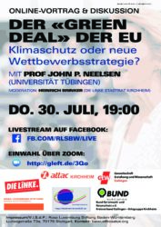 Die EU – Vorreiter des Klimaschutzes?  Der «European Green Deal» als neoliberale Wettbewerbsstrategie