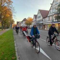 Critical Mass - Wir radeln wieder - für die Verkehrswende - durch Kirchheim