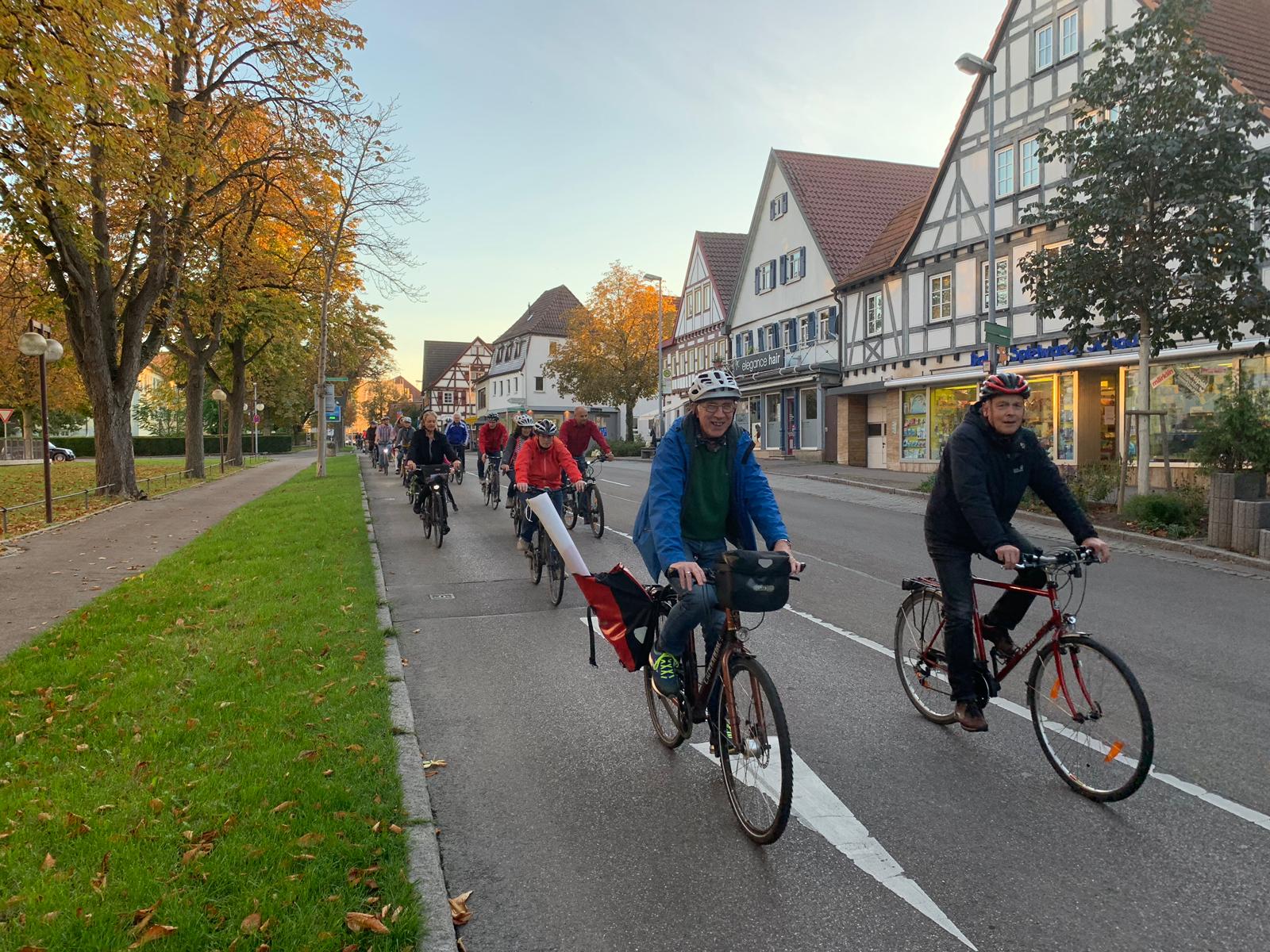 Critical Mass - Wir radeln wieder - für die Verkehrswende - durch Kirchheim