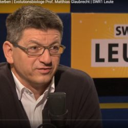 Das Ende der Artenvielfalt - Lesung & Gespräch mit Matthias Glaubrecht - wird ebenfalls ins Netz verlegt