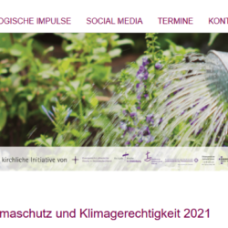 Fastenaktion Kirchheim u. Teck für Klimaschutz und Klimagerechtigkeit 2021 -  Fastentreff im Netz, immer mittwochs 20.00 bis 21.00 Uhr