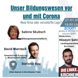 Unser Bildungswesen vor und mit Corona - neue Krise oder verschärfte Lage?