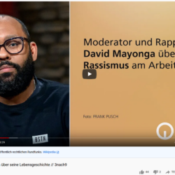 Veranstaltung abgesagt!!!  "Ein N**** darf nicht neben mir sitzen" - Lesung/Vortrag - Autor, Radiomoderator und Rapper David Mayonga
