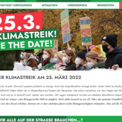 Globaler Klimastreik am 25. März 2022 - gemeinsam mit dem Rad nach Esslingen