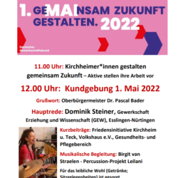 1. Mai-Veranstaltung auf dem Kirchheimer Marktplatz