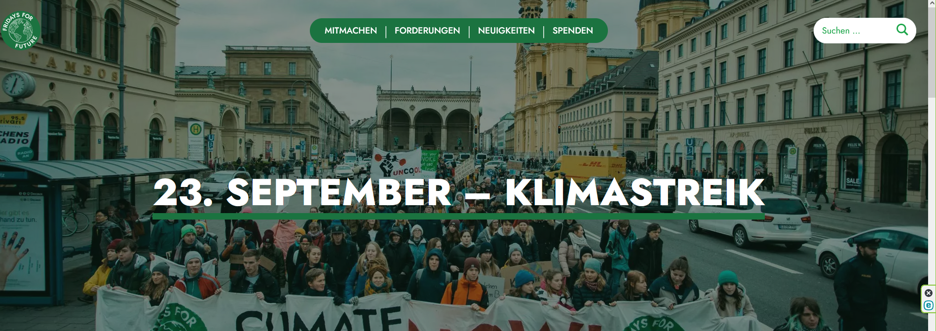 Fridays for Future ruft auf zum Globalen Klimastreik - Aktionen in Esslingen und in Nürtingen