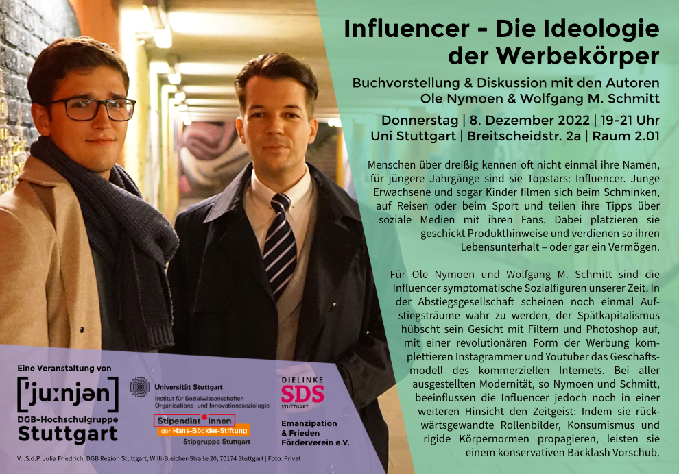 Ole Nymoen & Wolfgang M. Schmitt: Influencer - Die Ideologie der Werbekörper
