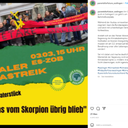 Globaler Klimastreik - auch in Esslingen