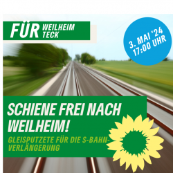 Schiene frei nach Weilheim - Gleisputzete für die S-Bahn-Verlängerung