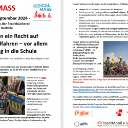 Kinder haben ein Recht auf sicheres Radfahren: Kidical Mass