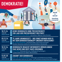 Prof. Dr. Felix Heidenreich: ZUKUNFT DER DEMOKRATIE – Vortragsreihe „Demokratie“ Studium Generale, Hochschule Esslingen