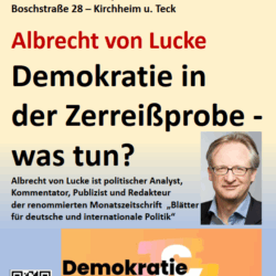 Demokratie in der Zerreißprobe - was tun?