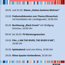 Klimaschutz in Baden-Württemberg – Podiumsgespräch mit der Vorsitzenden des Klimasachverständigenrats BW und mit Kandidaten zur Landtagswahl 