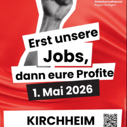 DGB-Kundgebung zum 1. Mai 2026 auf dem Marktplatz