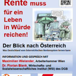 Rente muss für ein Leben in Würde reichen - Der Blick nach Österreich